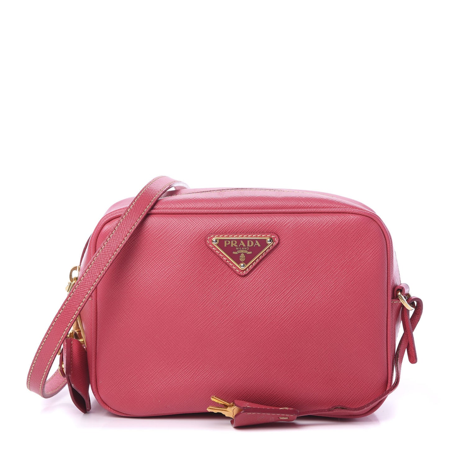 Saffiano Camera Crossbody Peonia