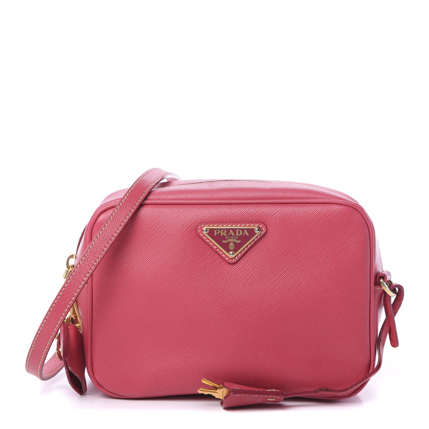 Prada Saffiano Camera Crossbody Peonia 1 of 17