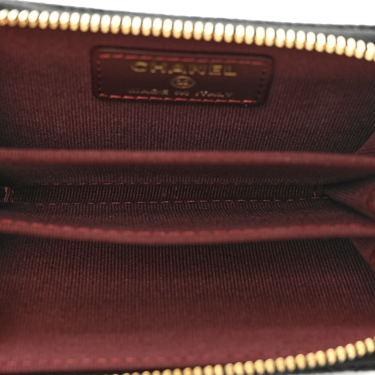 Chanel Caviar Quilted Zip Coin Purse Black 5 of 8