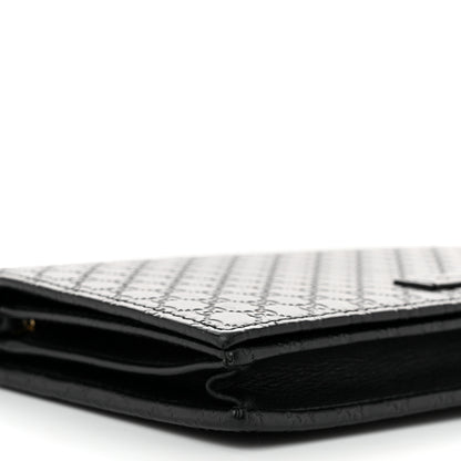 Gucci Microguccissima Crossbody Wallet Black 8 of 10