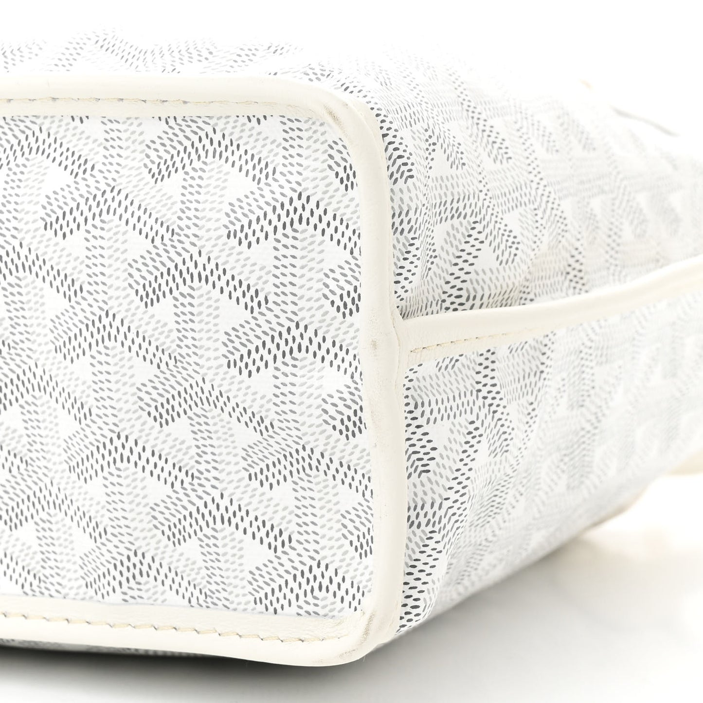 Goyardine Reversible Mini Anjou White