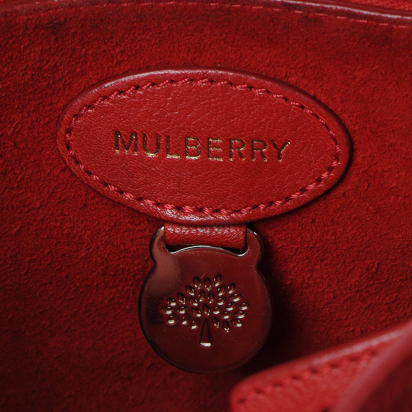 Goatskin Small Bayswater Red