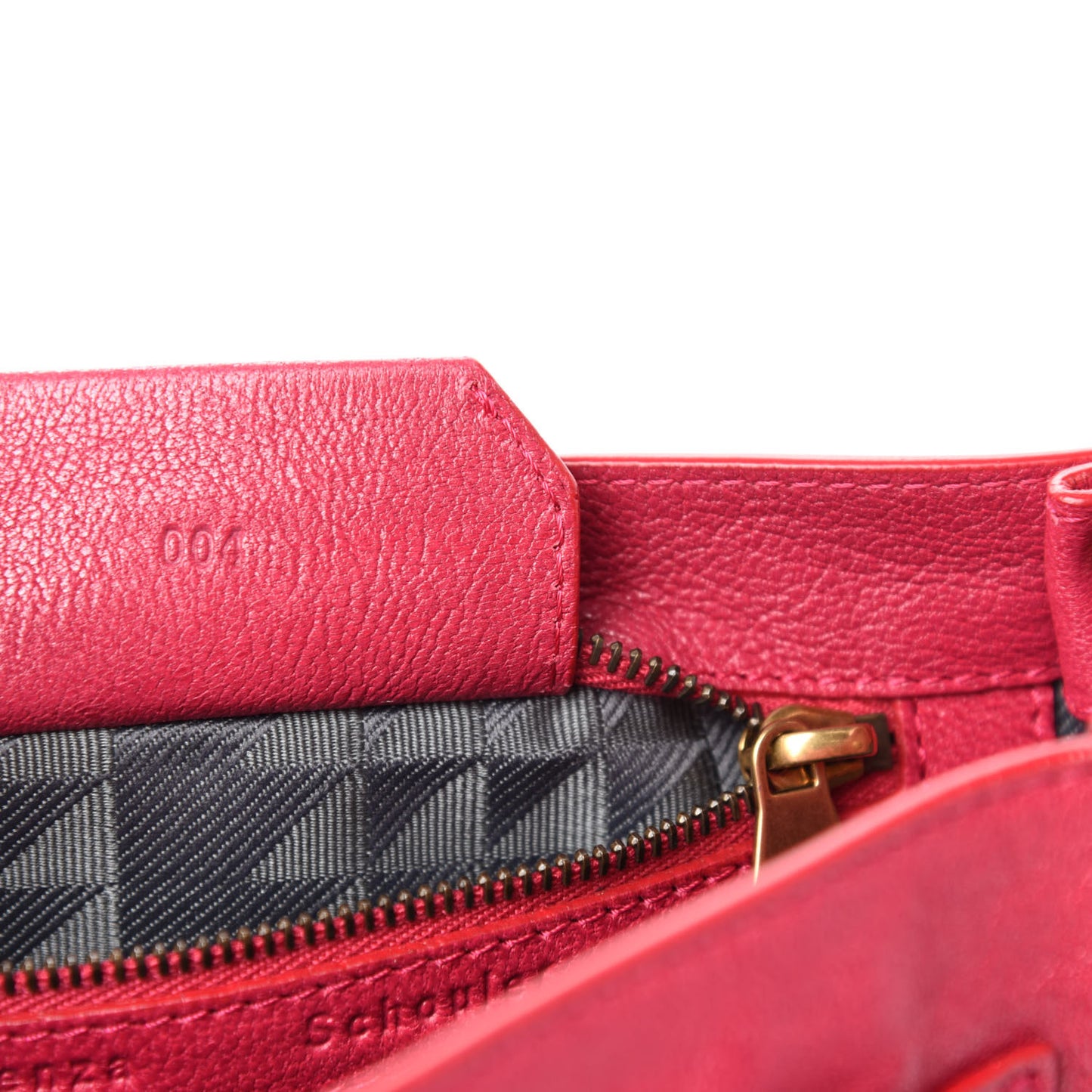 Lambskin PS1 Mini Pouch Messenger Bag Raspberry