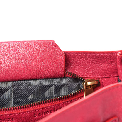 Proenza Schouler Lambskin PS1 Mini Pouch Messenger Bag Raspberry 10 of 11