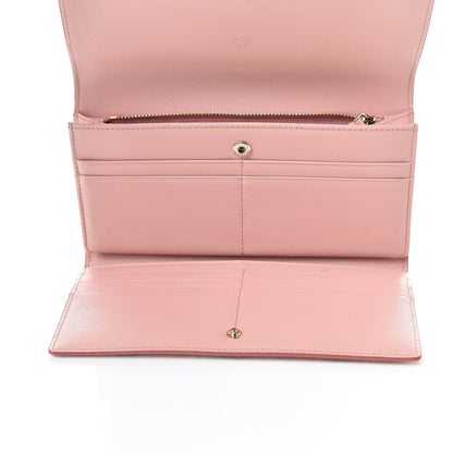 MCM Visetos Continental Flap Wallet Soft Pink 6 of 9