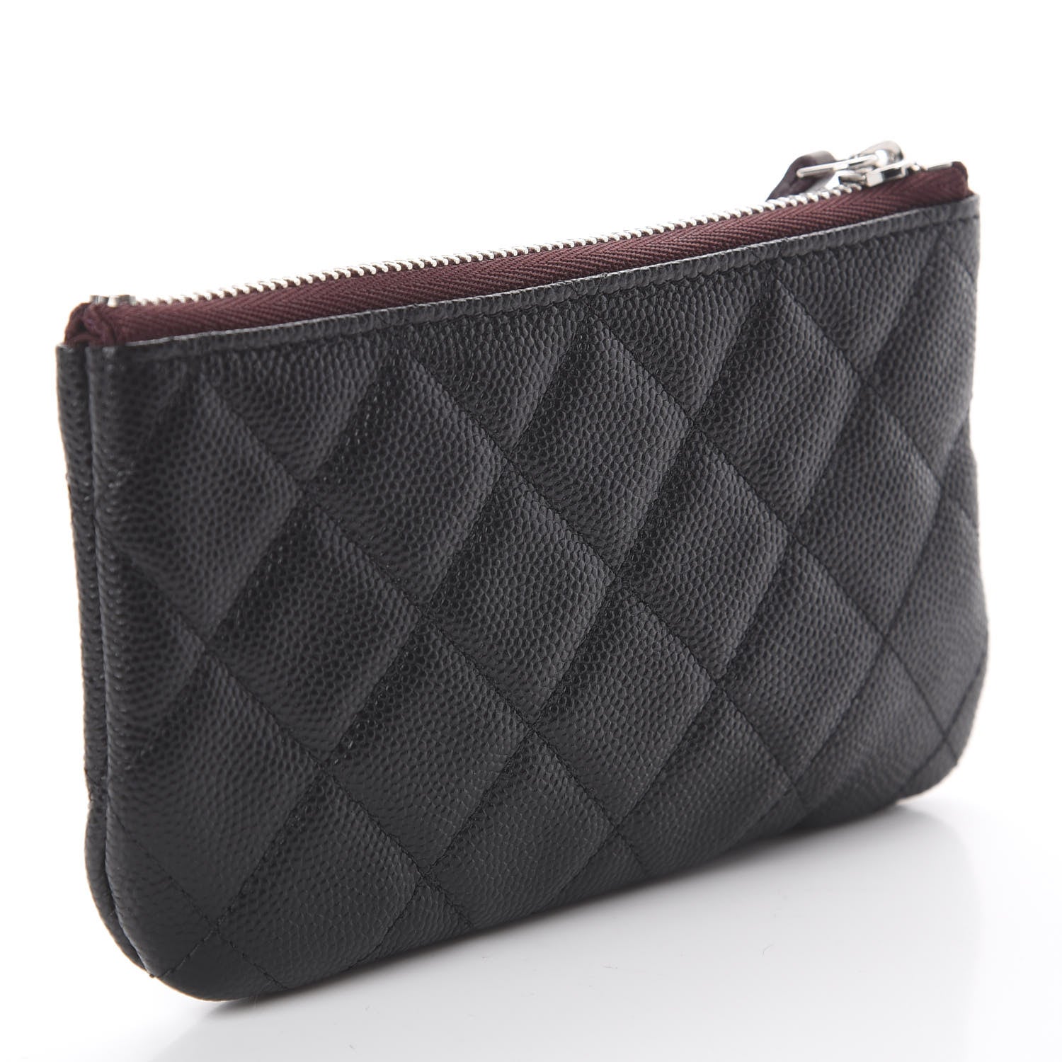 Chanel Caviar Quilted Small Cosmetic Case Black 2 of 6