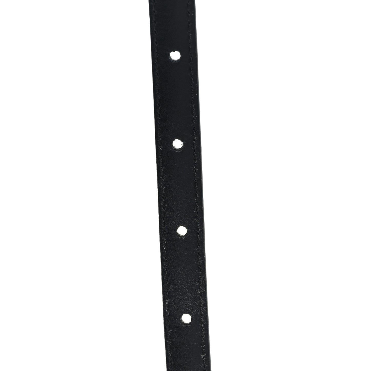 Taurillon Calfskin Teen Elegant 13mm Triomphe Belt 75 30 Black
