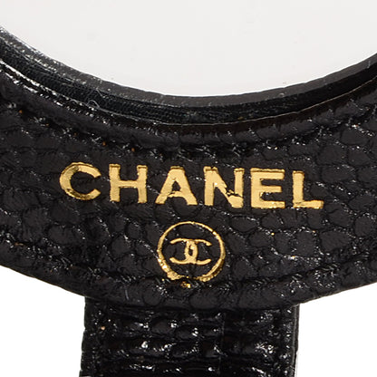 Chanel Caviar CC Round Mirror Black 6 of 7