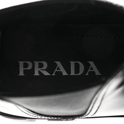 Prada Spazzolato Rois Monolith Chelsea 55mm Ankle Boots 36.5 36.5 Black 7 of 9