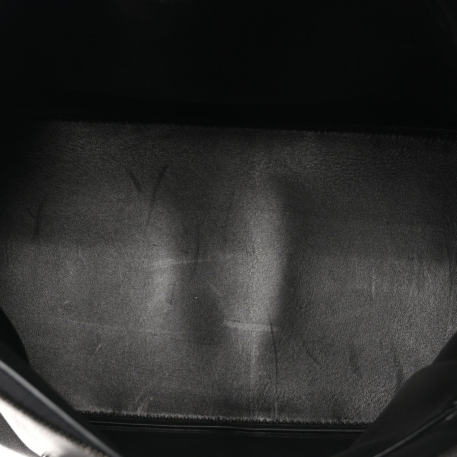 The Row Polished Saddle Calfskin Medium Devon Bag Black 5 of 10