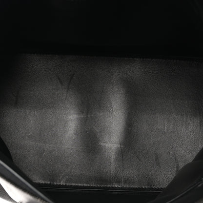 The Row Polished Saddle Calfskin Medium Devon Bag Black 5 of 10