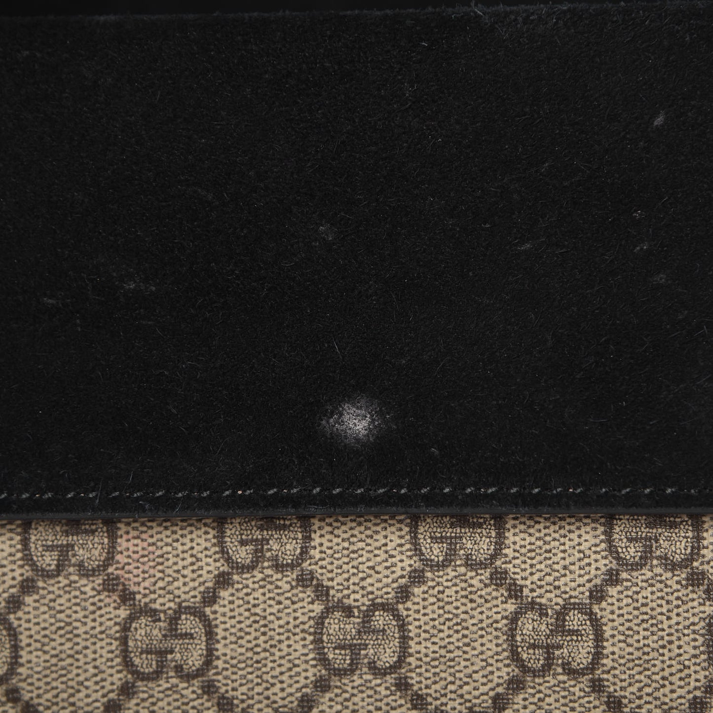 GG Supreme Monogram Small Dionysus Shoulder Bag Black