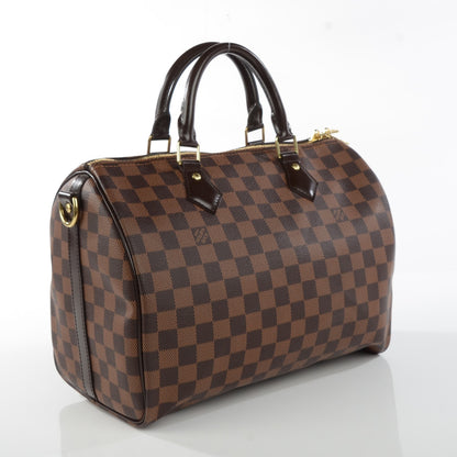 Louis Vuitton Damier Ebene Speedy Bandouliere 30 3 of 8