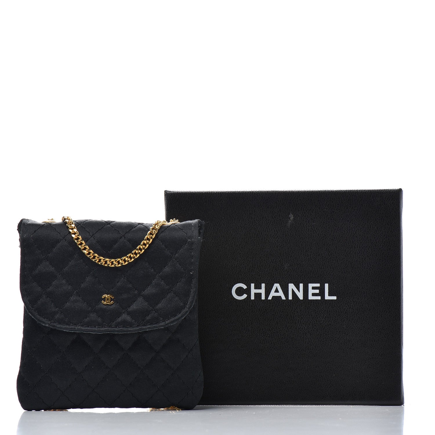 Chanel Canvas Quilted Bag Black 6 of 6
