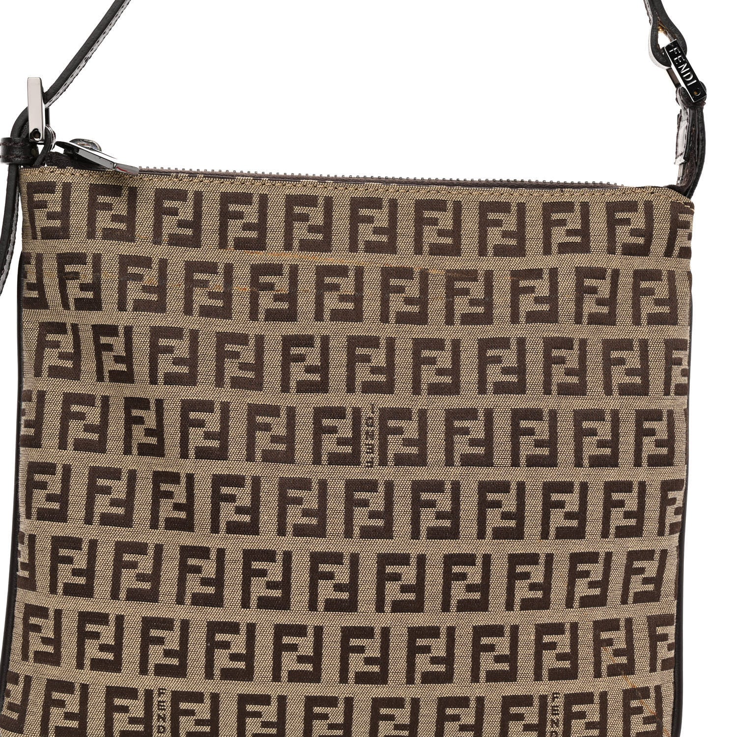 Fendi Zucchino Pouch Brown 7 of 10