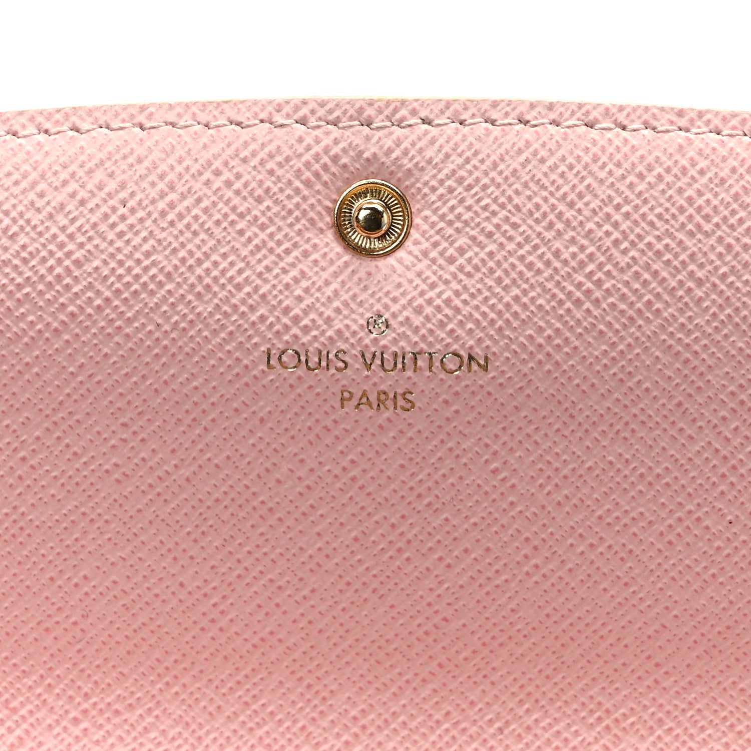 Louis Vuitton Damier Azur Emilie Wallet Rose Ballerine 6 of 9