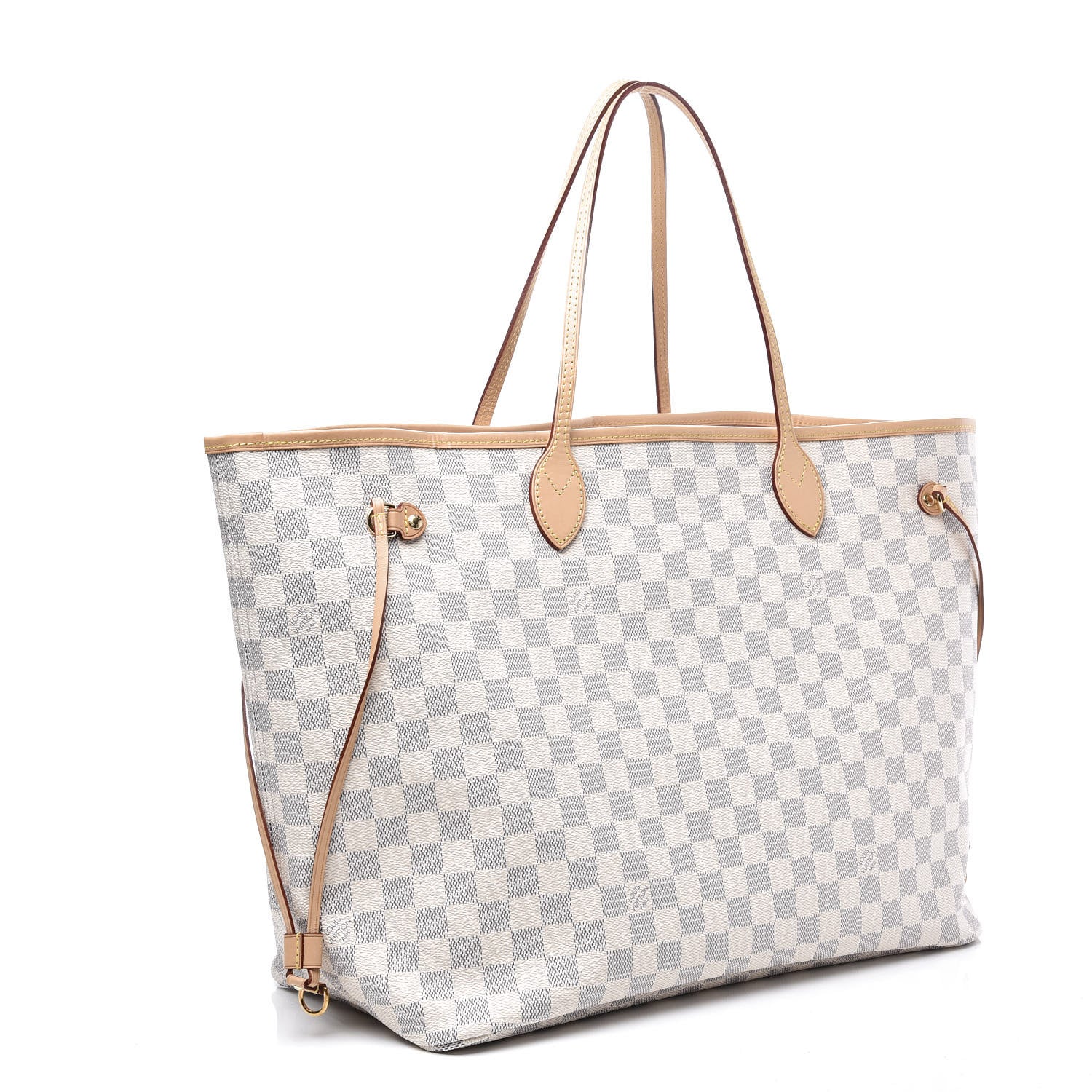 Louis Vuitton Damier Azur Neo Neverfull GM Rose Ballerine 3 of 12
