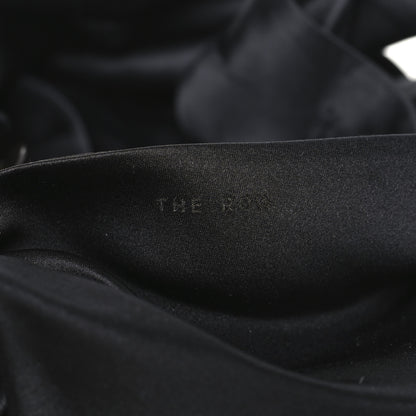 The Row Satin Small Ascot Bag Black 6 of 9