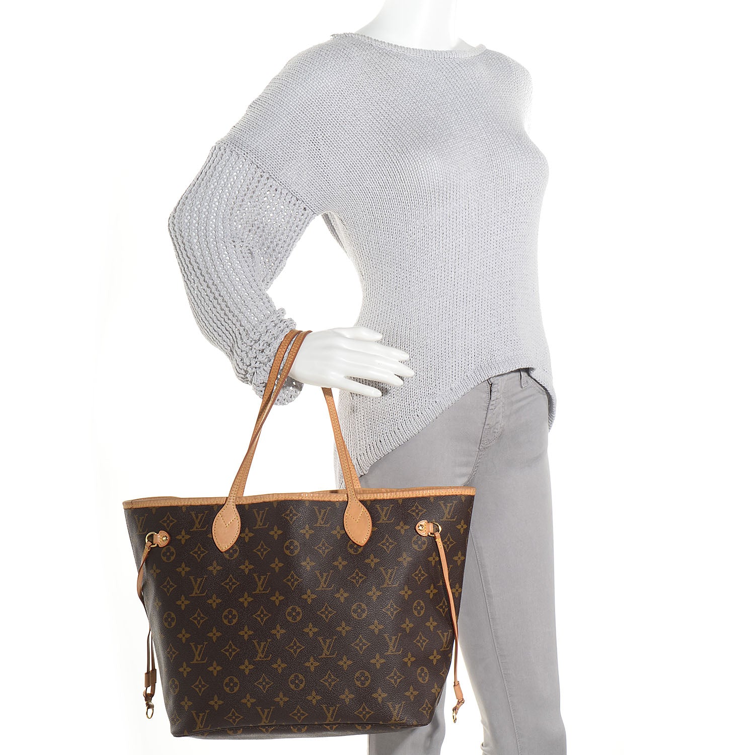 Louis Vuitton Monogram Neverfull MM 2 of 7