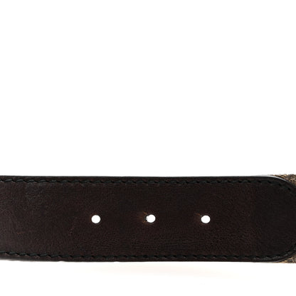 Gucci Crystal Monogram Hysteria Belt 90 36 Dark Brown 3 of 9