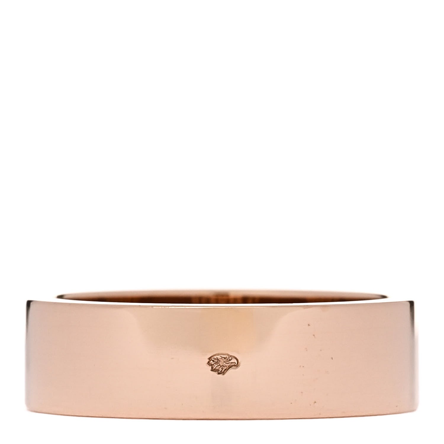 Hermes 18K Rose Gold Diamond PM Kelly Ring 47 4 3 of 5