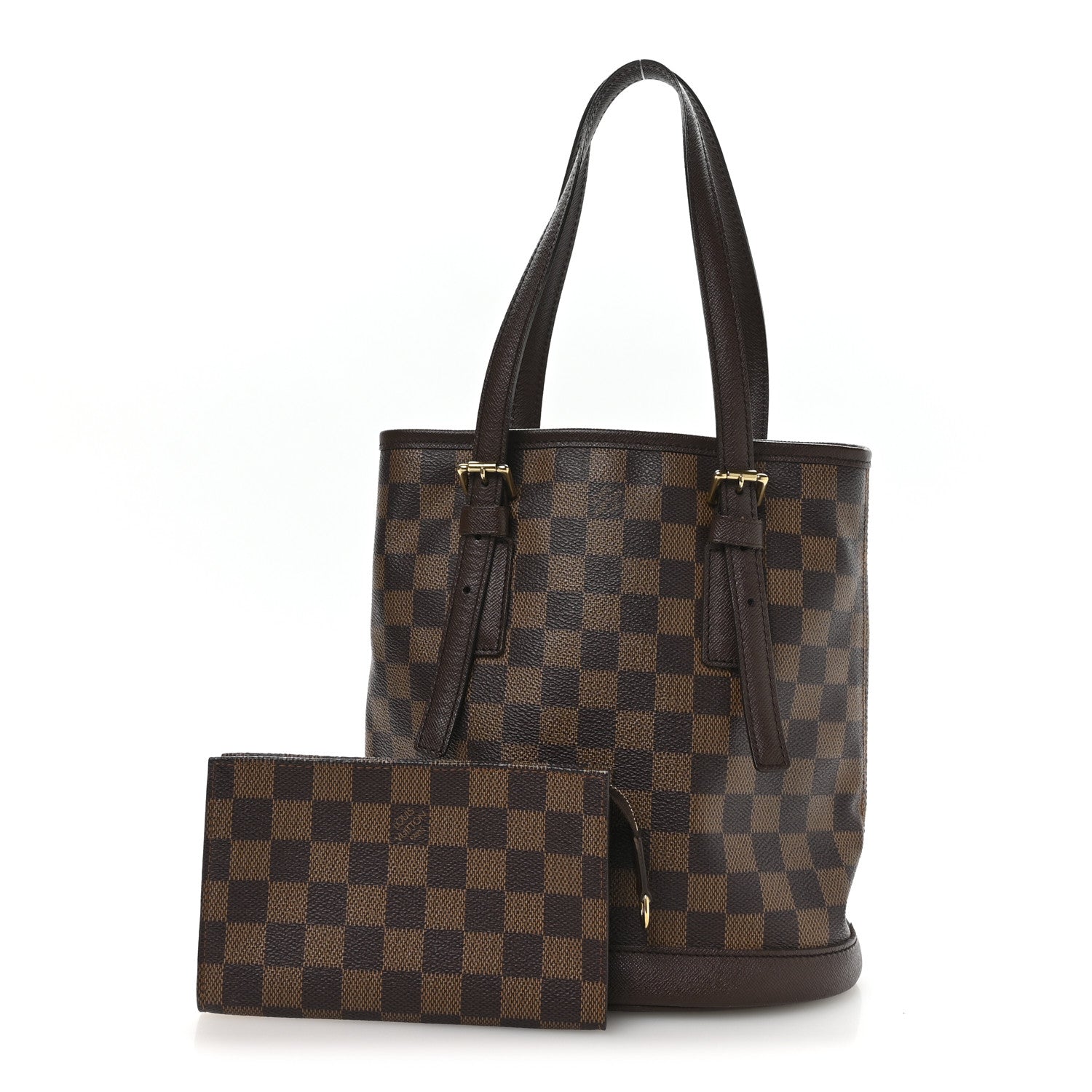 Louis Vuitton Damier Ebene Marais Bucket 23 3 of 11