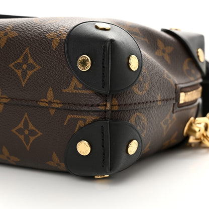 Louis Vuitton Monogram Petite Malle Souple Black 9 of 10