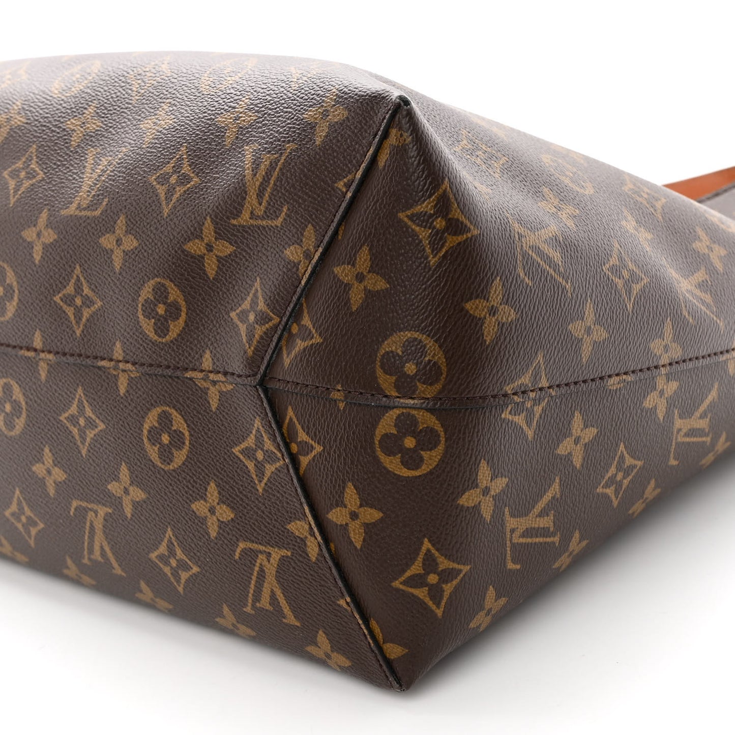 Monogram Flower Hobo Caramel