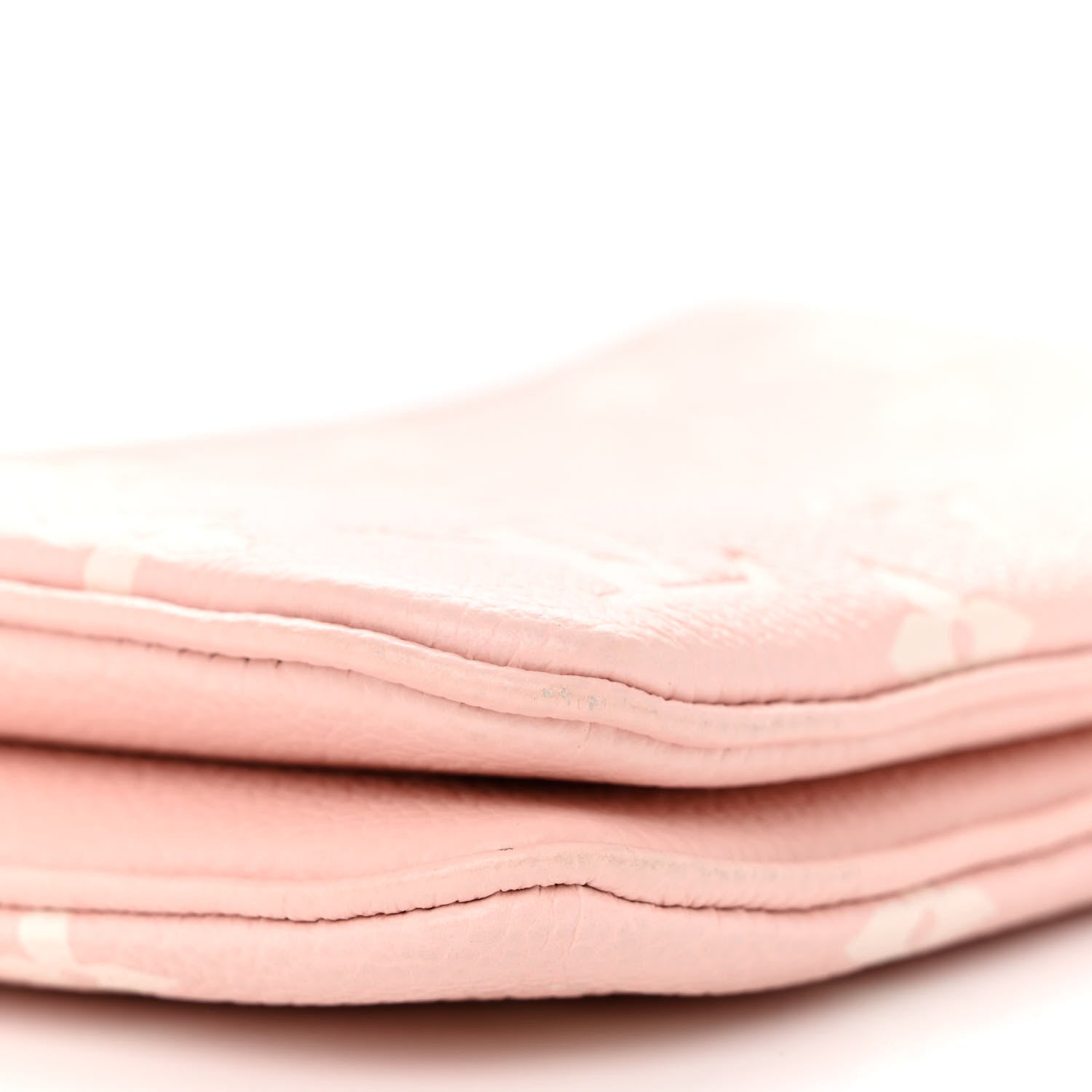 Louis Vuitton Empreinte Monogram Double Zip Pochette Rose 10 of 14