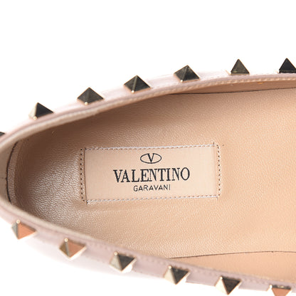 Valentino Garavani Patent Rockstud Ballerina Flats 40 Poudre 10 of 11