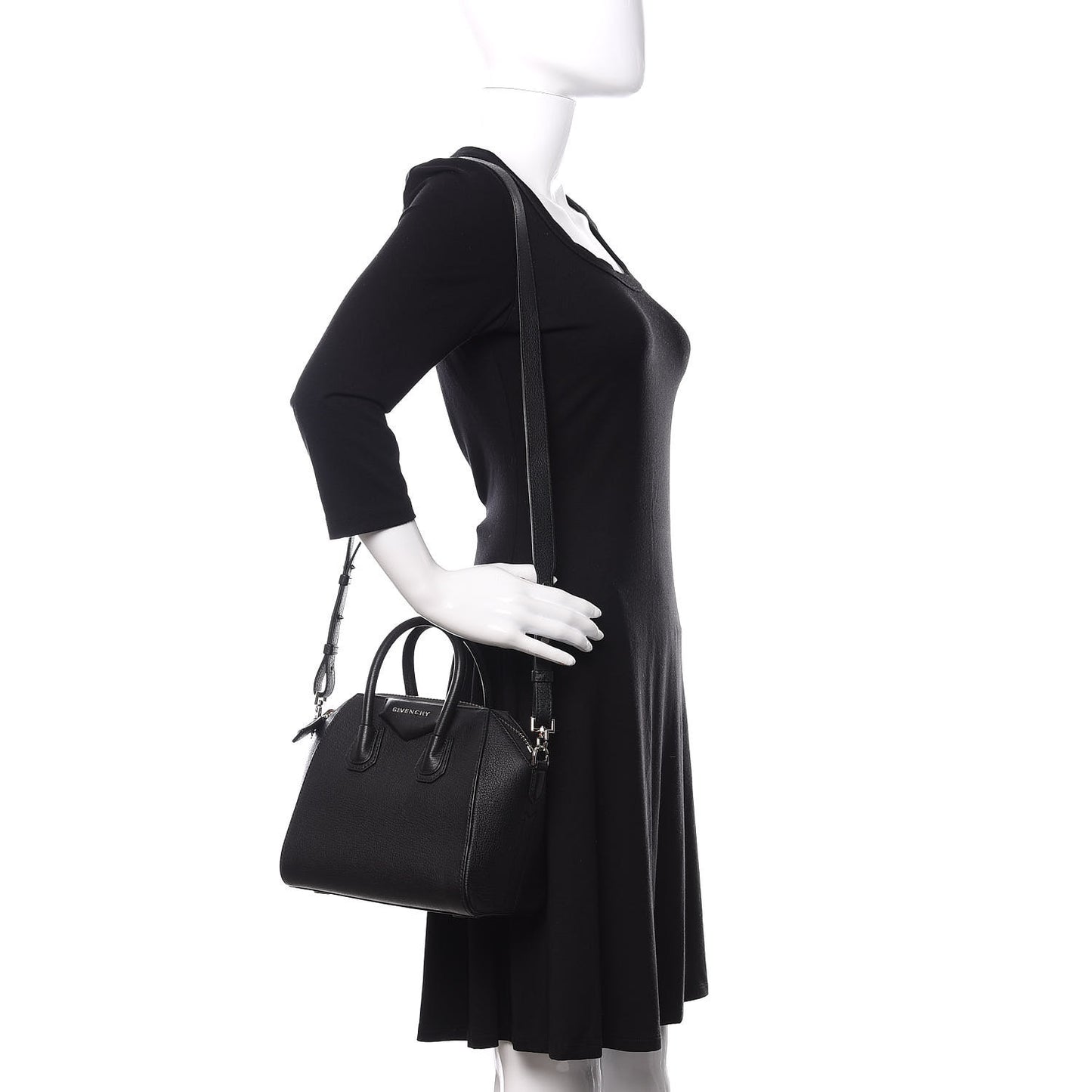 Sugar Goatskin Mini Antigona Black