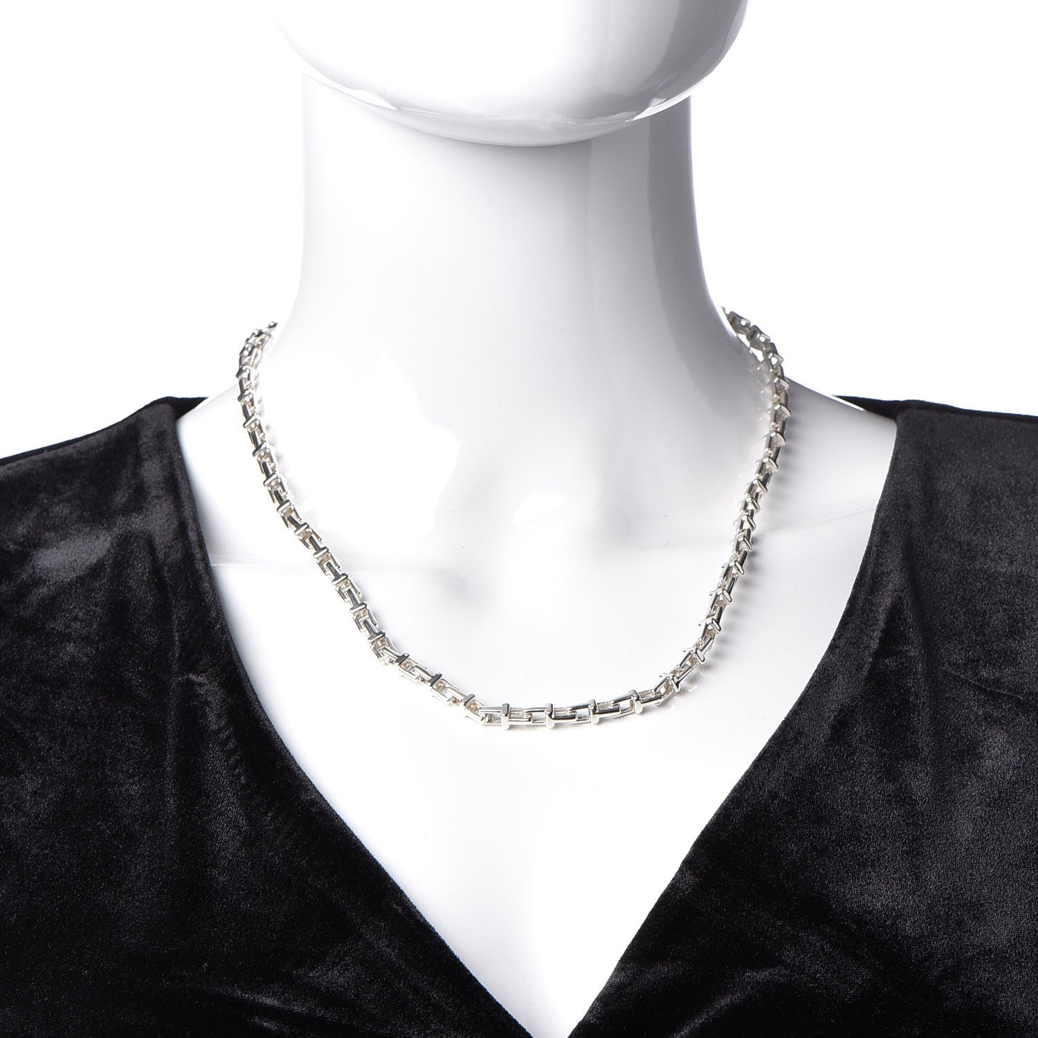 Tiffany Sterling Silver T Chain Necklace 2 of 7