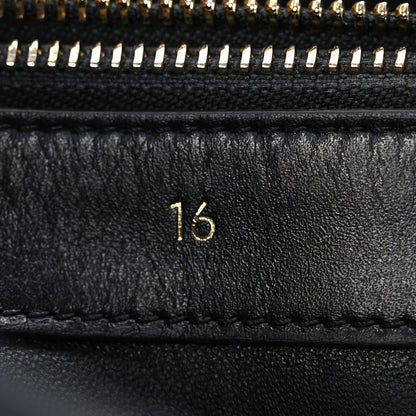Celine Satinated Calfskin Small 16 Top Handle Bag Black 7 of 11