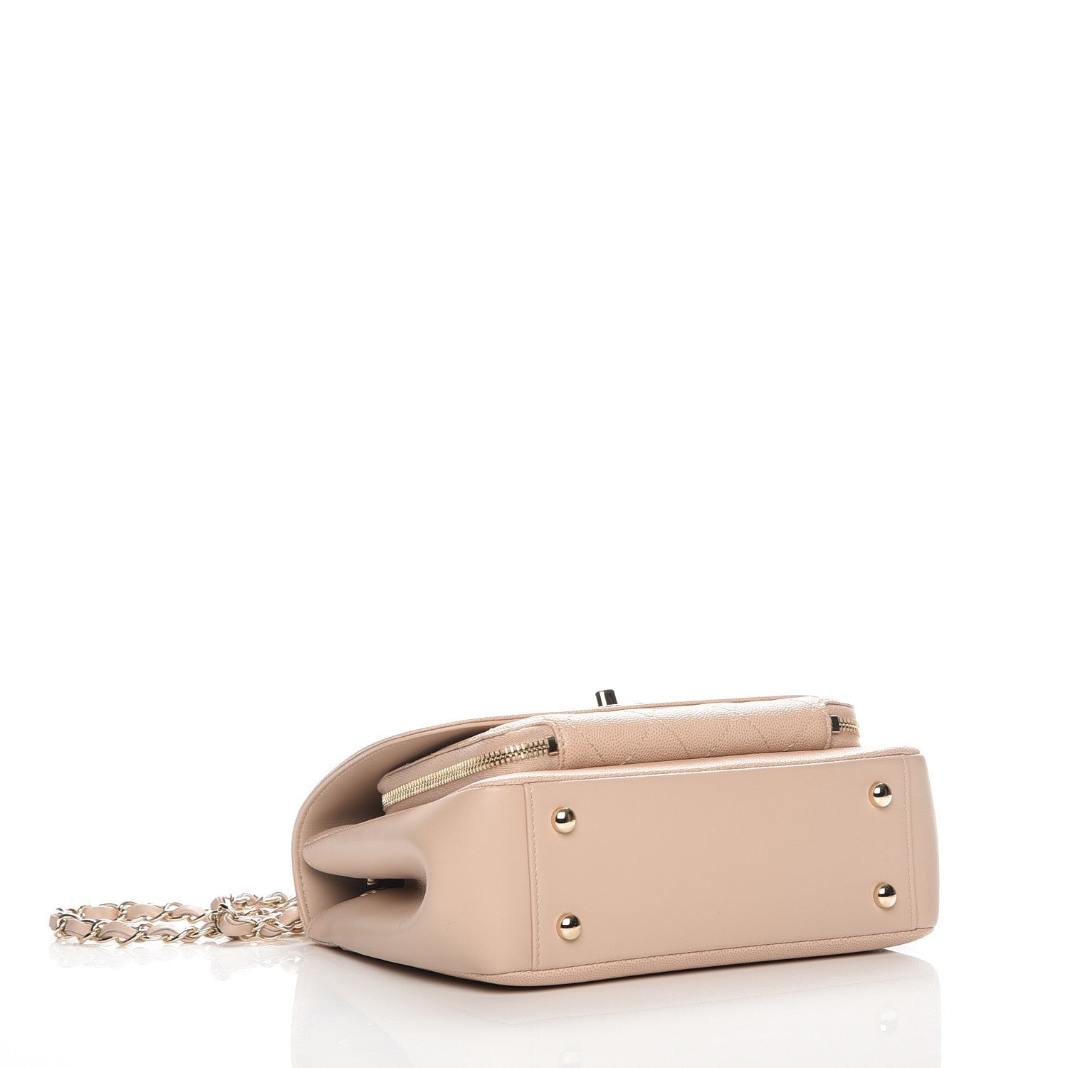 Chanel Caviar Quilted Small Business Affinity Flap Beige 4 of 7