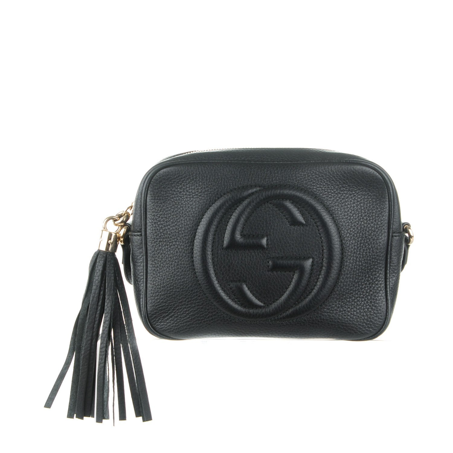 Gucci Pebbled Calfskin Small Soho Disco Bag Black 1 of 7