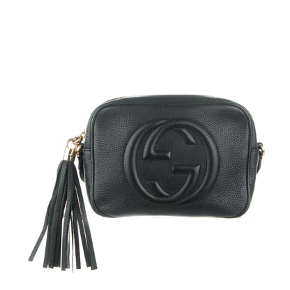 Gucci Pebbled Calfskin Small Soho Disco Bag Black 1 of 7