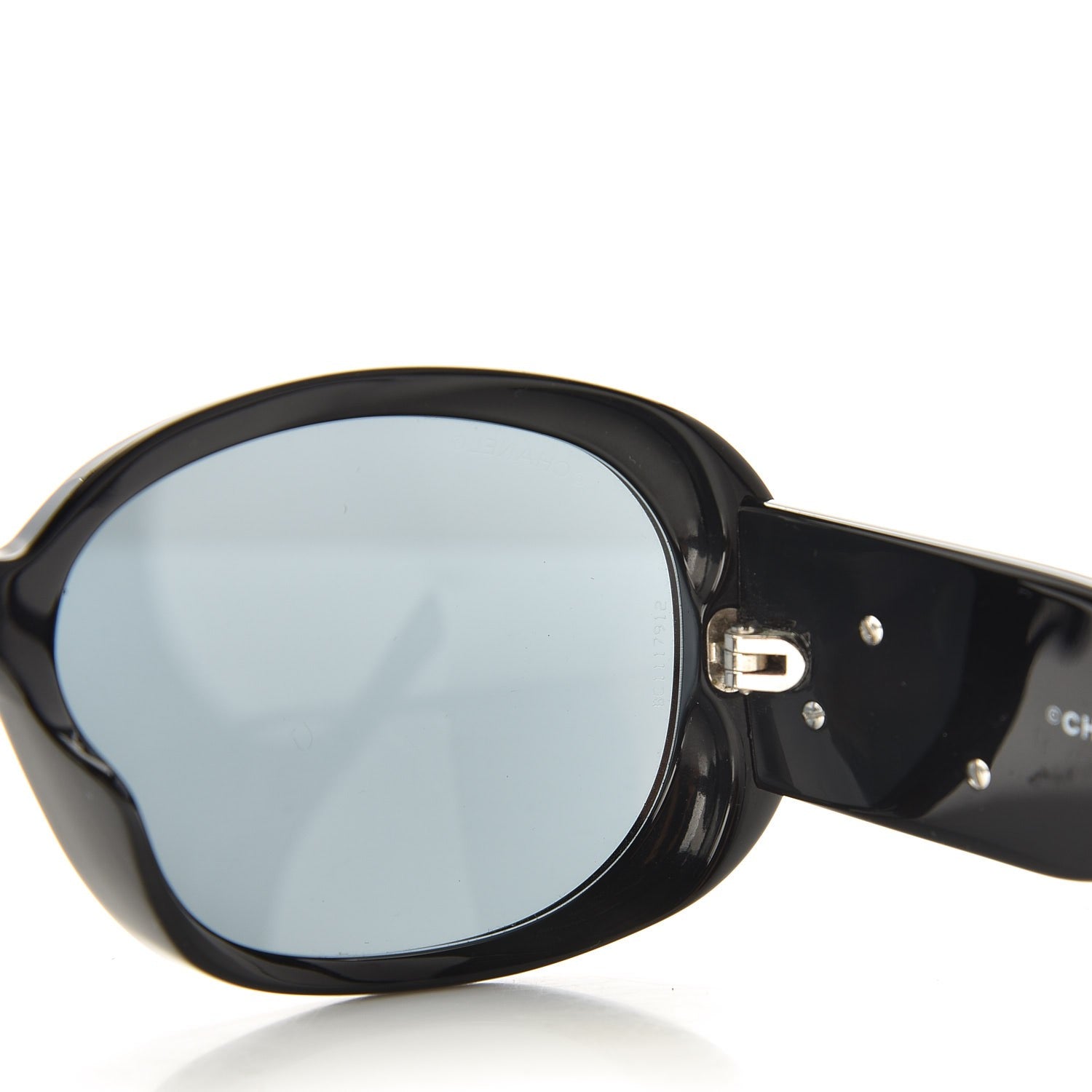 Chanel Camellia CC Sunglasses 5113-A Black 6 of 7