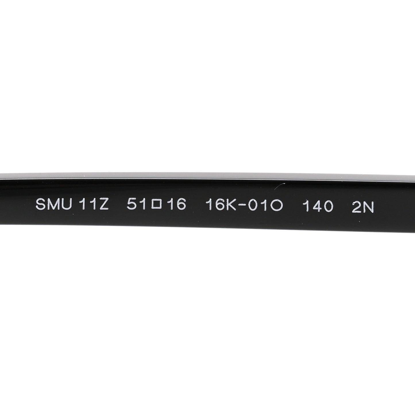 Acetate Rectangle Regard Sunglasses SMU11Z Black