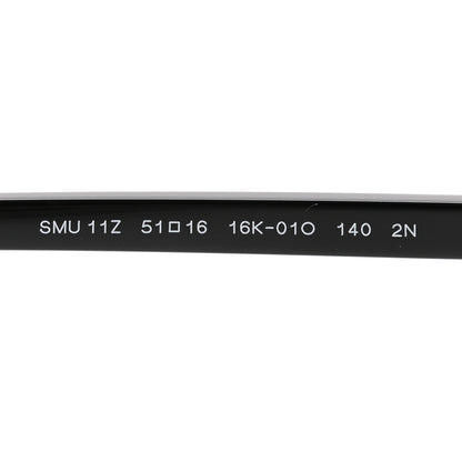 Miu Miu Acetate Rectangle Regard Sunglasses SMU11Z Black 6 of 10