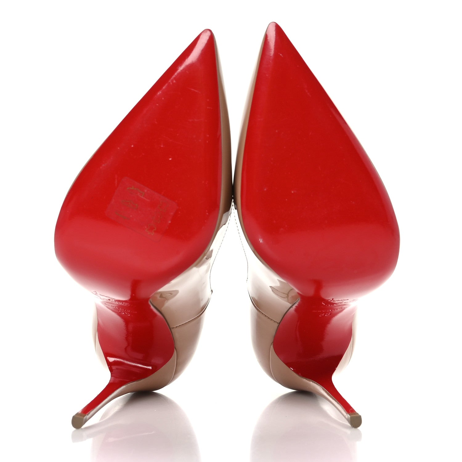 Christian Louboutin Patent So Kate 120 Pumps 38 Nude 5 of 7