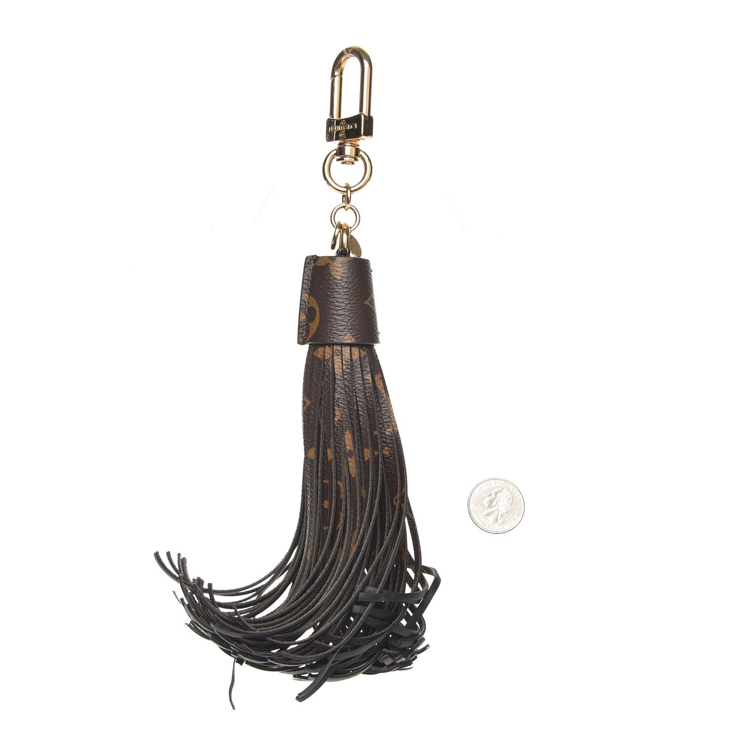 Monogram Tassel Bag Charm