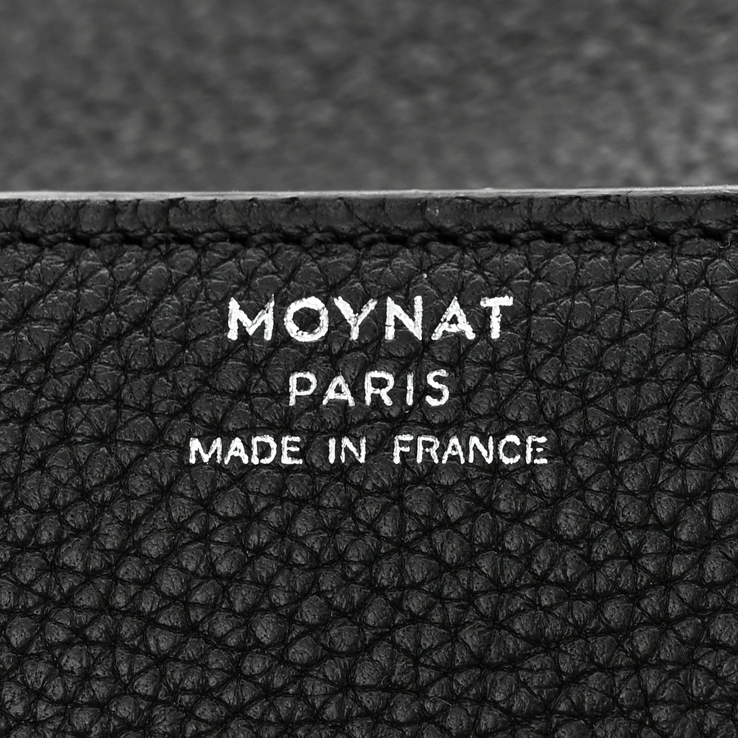 Moynat Taurillon Blush Calfskin Gabby PM Black 6 of 10