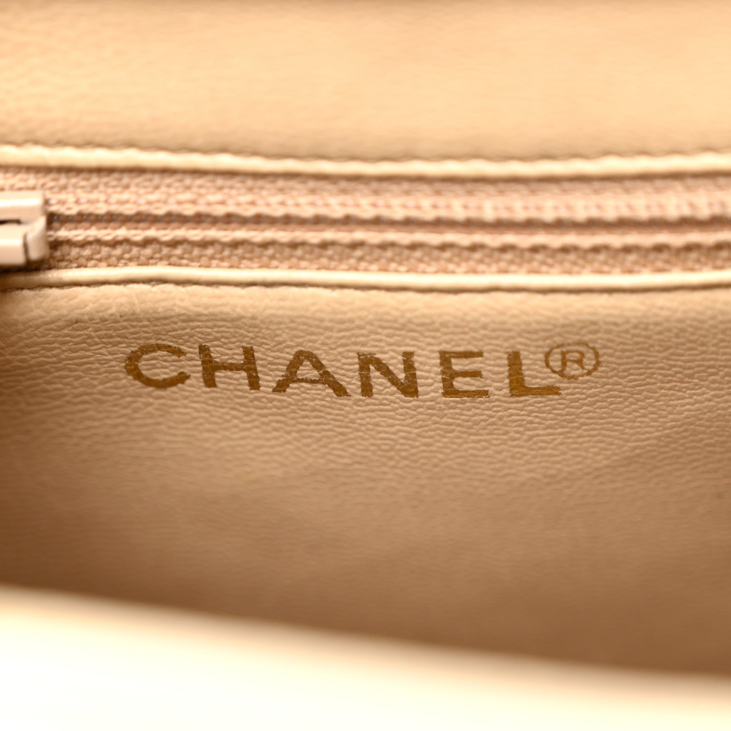 Chanel Caviar Vertical Chain Crossbody Ivory 6 of 13