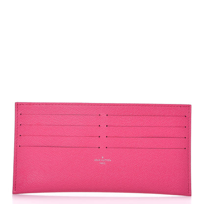Louis Vuitton Calfskin Felicie Card Holder Insert Hot Pink 1 of 6
