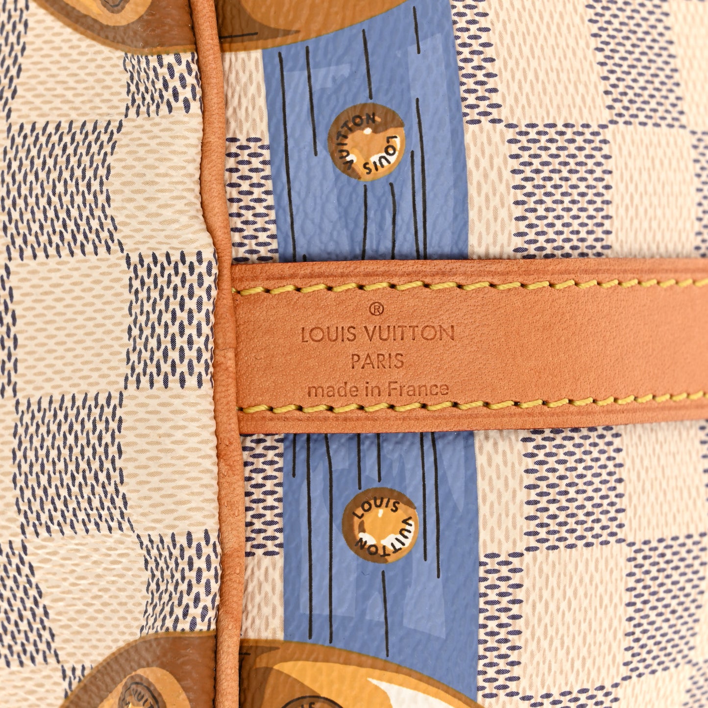 Damier Azur Summer Trunks Speedy Bandouliere 30