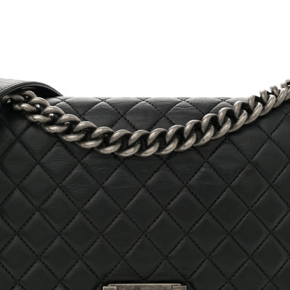 Chanel Calfskin Quilted Medium Boy Flap Black 8 of 11
