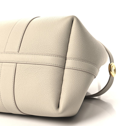 Loro Piana Grained Calfskin Large Ghiera Shopper Tote Light Travertine Sun Gold 10 of 11