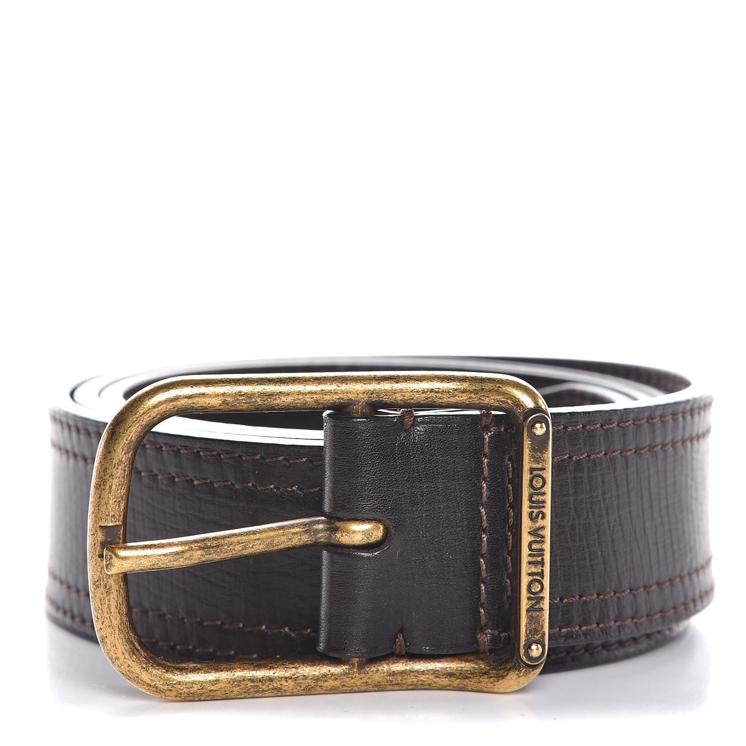 Louis Vuitton Calfskin Belt 1 of 7