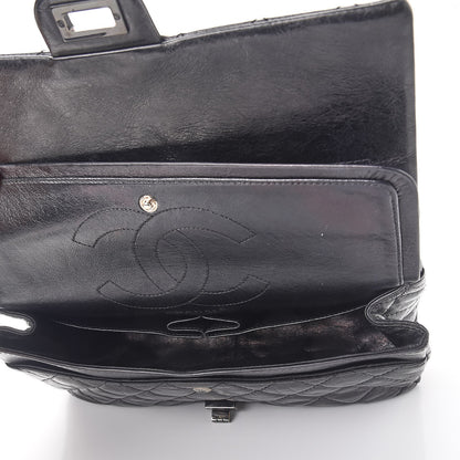 Chanel Metallic Aged Calfskin 2.55 Reissue 226 Flap So Black 6 of 10