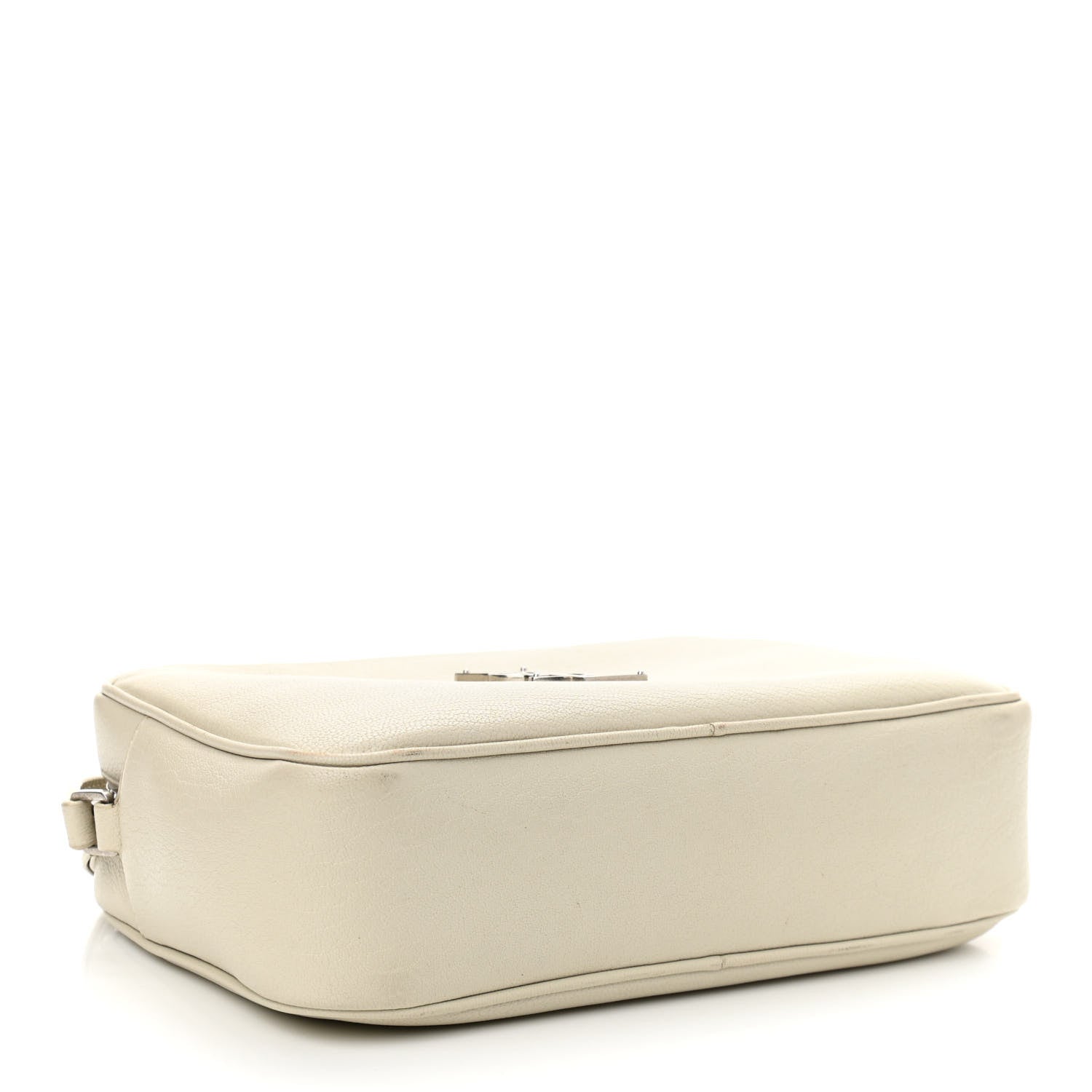 Saint Laurent Lambskin Monogram Small Lou Camera Bag White 4 of 15